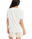 The Roxy Womens Oceanregular Corpo T-Shirt in Egret