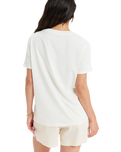 The Roxy Womens Oceanregular Corpo T-Shirt in Egret