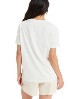 The Roxy Womens Oceanregular Corpo T-Shirt in Egret