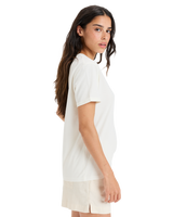 The Roxy Womens Oceanregular Corpo T-Shirt in Egret