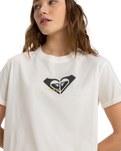 The Roxy Womens Oceanregular Corpo T-Shirt in Egret