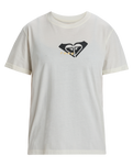 The Roxy Womens Oceanregular Corpo T-Shirt in Egret