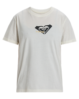 The Roxy Womens Oceanregular Corpo T-Shirt in Egret