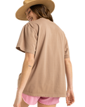 The Roxy Womens Sunny Oversize T-Shirt in Portabella
