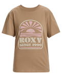 The Roxy Womens Hangloose Poster T-Shirt in Portabella