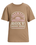 The Roxy Womens Hangloose Poster T-Shirt in Portabella