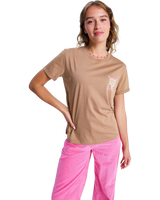 Oceanregular Poster T-Shirt in Woodsmoke