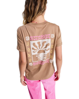 Oceanregular Poster T-Shirt in Woodsmoke