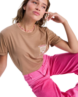 Oceanregular Poster T-Shirt in Woodsmoke