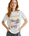 The Roxy Womens Ocean Poster T-Shirt in Egret