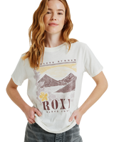 The Roxy Womens Ocean Poster T-Shirt in Egret