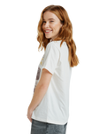 The Roxy Womens Ocean Poster T-Shirt in Egret