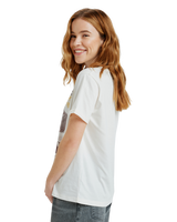 The Roxy Womens Ocean Poster T-Shirt in Egret