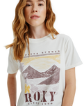 The Roxy Womens Ocean Poster T-Shirt in Egret