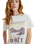 The Roxy Womens Ocean Poster T-Shirt in Egret