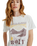 The Roxy Womens Ocean Poster T-Shirt in Egret