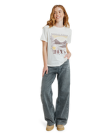 The Roxy Womens Ocean Poster T-Shirt in Egret