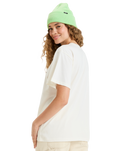 The Roxy Womens Hangloose Poster T-Shirt in Egret
