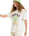 The Roxy Womens Hangloose Poster T-Shirt in Egret