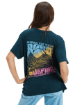 The Roxy Womens Sunnyoversize T-Shirt in Anthracite