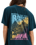 The Roxy Womens Sunnyoversize T-Shirt in Anthracite