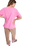 The Roxy Womens Sunnyoversize T-Shirt in Pink Cosmos
