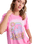 The Roxy Womens Sunnyoversize T-Shirt in Pink Cosmos