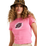 The Roxy Womens Beach Love T-Shirt in Pinkcosmos