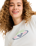 The Roxy Womens Beach Love T-Shirt in Egret