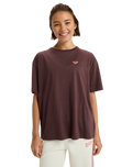 The Roxy Womens Essential Energy Timeless T-Shirt in Huckleberry