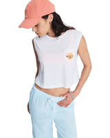Salt Blocks Muscle Vest in Coconut Milk
