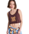 The Roxy Womens Magic Sunset Crop Vest Top in French Roast