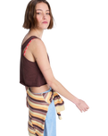 The Roxy Womens Magic Sunset Crop Vest Top in French Roast