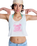 The Roxy Womens Magic Sunset Crop Vest Top in Coconut Milk