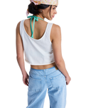 The Roxy Womens Magic Sunset Crop Vest Top in Coconut Milk