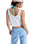 The Roxy Womens Magic Sunset Crop Vest Top in Coconut Milk