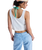 The Roxy Womens Magic Sunset Crop Vest Top in Coconut Milk