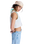 The Roxy Womens Magic Sunset Crop Vest Top in Coconut Milk