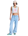 The Roxy Womens Magic Sunset Crop Vest Top in Coconut Milk
