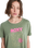 The Roxy Womens Ocean Wave Regular T-Shirt in Oil Green