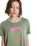 The Roxy Womens Ocean Wave Regular T-Shirt in Oil Green