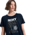 The Roxy Womens Ocean Wave Regular T-Shirt in Anthracite