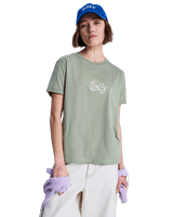 The Roxy Womens Ocean Regular T-Shirt in Oil Green