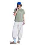 The Roxy Womens Ocean Regular T-Shirt in Oil Green