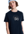 The Roxy Womens Ocean Regular T-Shirt in Anthracite