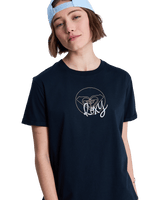 The Roxy Womens Ocean Regular T-Shirt in Anthracite