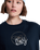 The Roxy Womens Ocean Regular T-Shirt in Anthracite