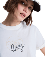 The Roxy Womens Ocean T-Shirt in Cmilk