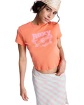 The Roxy Womens Beach Love T-Shirt in Camellia
