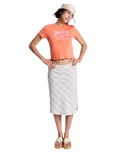 The Roxy Womens Beach Love T-Shirt in Camellia
